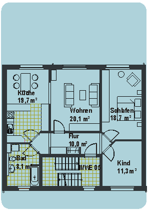 Wohnungsgrundriss WE 05